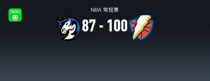  NBA战报：雷霆100-87独行侠，亚历山大30+4+5 新闻