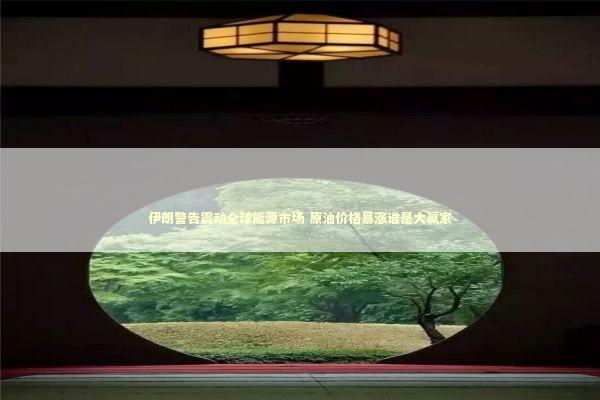 伊朗警告震动全球能源市场 原油价格暴涨谁是大赢家