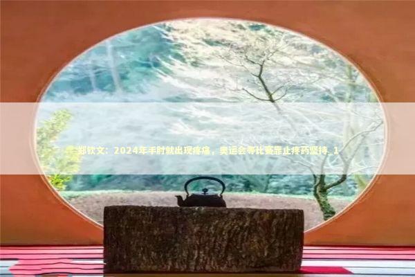 郑钦文：2024年手肘就出现疼痛，奥运会等比赛靠止疼药坚持_1